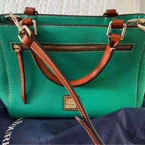 Dooney & Bourke Green Leather Satchel